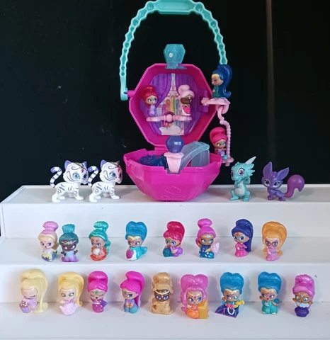 Shimmer & Shine Teenie Genies Lot 25 Mini Figures plus playset-no duplicates Cover