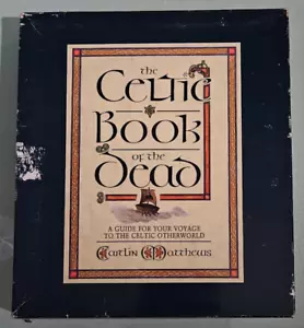 caitlin matthews THE CELTIC BOOK OF THE DEAD hardcover with cards no cloth - Imagen 1 de 5