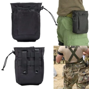 Military Molle Tactical Gun Magazine Dump Drop Pouch Utility Army Waist Pack Bag - Picture 1 of 12