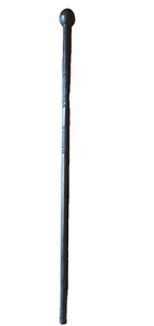 Antique Wooden Ebony Walking Stick Cane - Picture 1 of 3