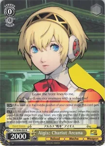 Weiss Schwarz Card TCG Persona 3 Reload P3/SE46-05 N Arcana “Tank” Aigis ENGLIS - Picture 1 of 1