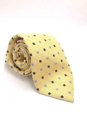 $115 Nautica Mens Yellow Blue White Floral Neck Tie Casual Silk Necktie 60x3.25 - Image 1 of 4
