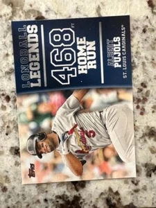 2018 TOPPS SERIE 2 TOPPS LONGBALL LEGENDEN EINSATZKARTE ALBERT PUJOLS #LL-42 - Bild 1 von 1