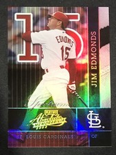 2002 Playoff Absolute Memorabilia Spectrum /100 Jim Edmonds