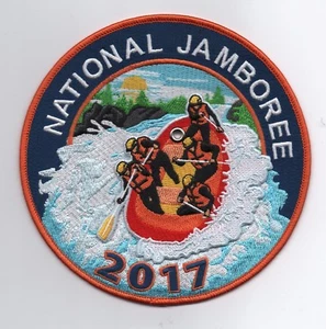 National Jamboree 2017 grande 6" con parche de chaqueta de balsa de aguas bravas oscilante, ¡como nuevo! - Imagen 1 de 1