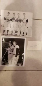 VINTAGE HARVEY KUENN AUTOGRAPH 3x5" INDEX CARD w/ TWO 8x10" PHOTOS - Picture 1 of 5