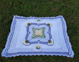 Baby Girl Blanket manta de bebe friza de bebe purple and white  - Picture 1 of 5