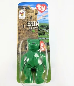 McDonald's Ty Erin the Bear 1998 Teenie Beanie Baby paquete original - Imagen 1 de 3