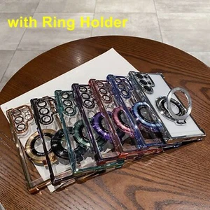 For Samsung Galaxy S24 Ultra S23 FE S22 Case Shockproof Clear Camera Lens Cover - Picture 1 of 25