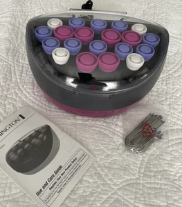 REMINGTON H5600 Series Ionic Velvet Hot Rollers 20 Roller & 20 Clips - Used 1X - Picture 1 of 6