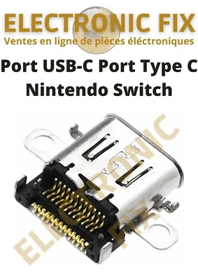 Nintendo Switch – Port USB-C Type-C Alimentation Charge Réparation Remplacement