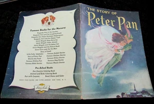 Vint Softcover 1946 STORY OF PETER PAN Perks J M Barrie Daniel O' Connor Stovers - Picture 1 of 6