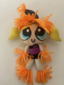 Peluche pupazzo Powerpuff Ragazze 2000 Bolle Strega Halloween Spaventapasseri Peluche 9" - Foto 1 di 6