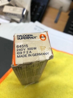 WOTAN 300W 240V HALOGEN LAMP 64515 SUPERPHOT - Image 1 of 4