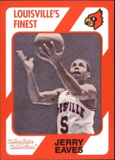 1989-90 Louisville Collegiate Collection Multi-Sport Card #32 Jerry Eaves