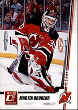 2010-11 Donruss Devils Hockey Card #77 Martin Brodeur