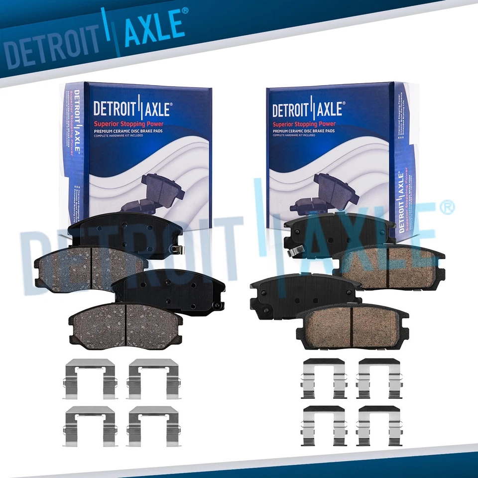 Pastillas de freno delanteras traseras de cerámica para Chevy Captiva Sport Equinox Torrent Vue XL-7 Foto 1 de 4