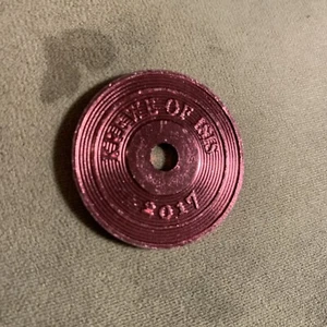 Iris Rocks The 45 2017 Record Cut-out mardi gras doubloon nola - Picture 1 of 2