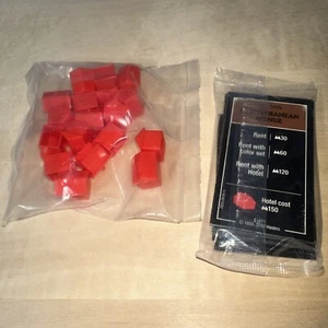 Monopoly Cheaters Edition Replacement Parts 22 Title Deed Cards 18 Hotels 2017  - Picture 1 of 7