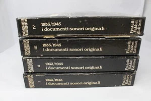 DOSSIER GUERRA DOCUMENTI SONORI ORIGINALI  FABBRI N° DA 1 A 4 VOL.  [Z13-191] - Picture 1 of 4