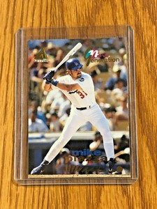 1994 PINNACLE BASEBALL NEW GENERATION #2 MIKE PIAZZA LOS ANGELES DODGERS HOF