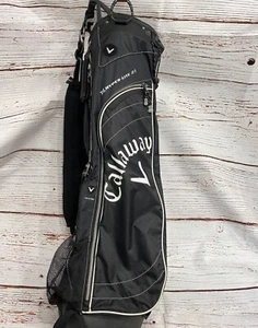 Callaway Hyper-Lite 2.5 Black Sunday Carry Golf Bag 3 Way Divider Pockets - Picture 1 of 13