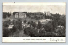 a6 Postcard 1907 Denison Campus Granville ohio to valencia PA 047a
