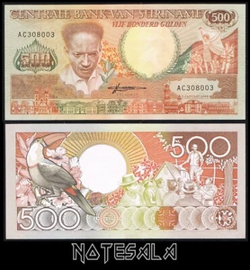 SURINAME 500 GULDEN 1988 Pick-135b Prefix AC UNC - Picture 1 of 1