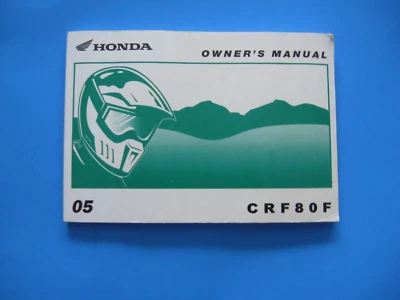 Honda CRF80F 2005 fabricante de equipos originales manual del propietario Foto 1 de 2