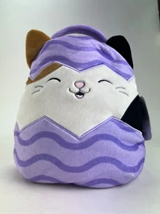 Squishmallows Easter Basket Cam The Cat Purple 12" NEW - Picture 1 of 13