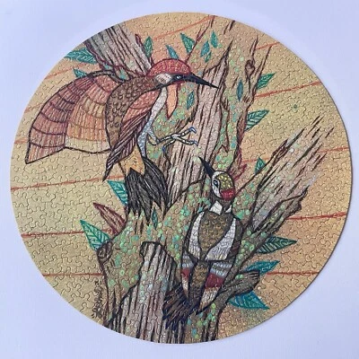 Jigsaw Puzzle  ✨ Painted By Hand ✨ Vintage Hasbro 500 Pieces By Ash Lethal - Image 1 of 4