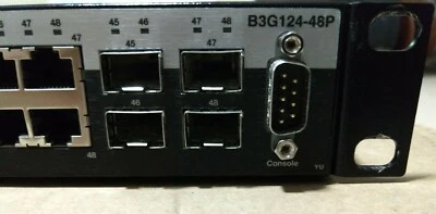 Enterasys B3G124-48P SecureStack 48-Port POE switch with ears - Image 1 of 4