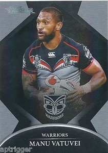 2016 NRL Traders Parallel (P150) Manu VATUVEI Warriors