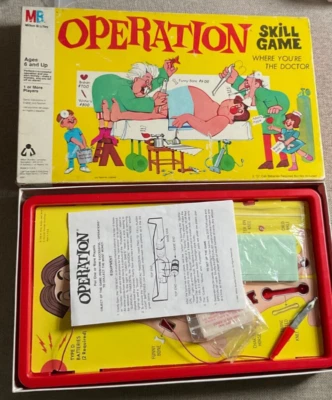 Milton Bradley Operation Game Smoking Doctor 1965 See Photos Video - Image 1 of 4
