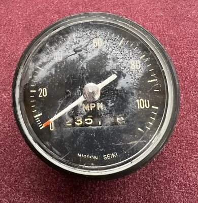 1970 年本田 SPEEDOMETER CB350 CL350 * * 已测试并正常工作 — 第 1/4 张图片