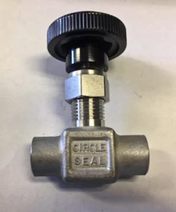 1/4 FNPT 316ss Shut Off Needle Valve (6000 Psi) Circle Seal M92TI-2PP - Picture 1 of 6