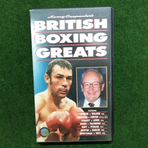 Harry Carpenter's - British Boxing Greats - PAL VHS Video Tape Rare Vintage - Imagen 1 de 7