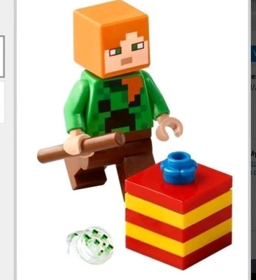LEGO Minecraft Alex con regalos de Navidad minifiguras nuevo 2025 Foto 1 de 2
