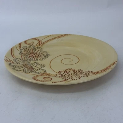 Pier 1 Floral Dot Stoneware Dinner Plate 11 Inch - Image 1 of 4
