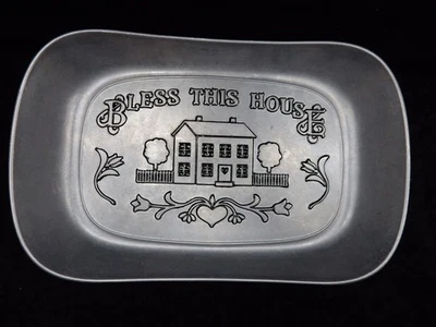 Wilton Armetale литой алюминиевый хлеб лоток сервировочное блюдо Home Sweet Home 200082 - Изображение 1 из 2