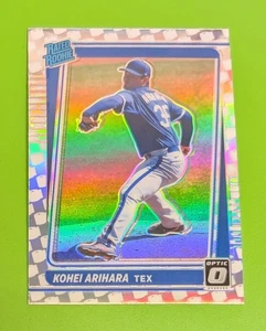 Kohei Arihara 2021 Donruss Optic Toilet Paper Crisis SSP #70 Rangers Rookie RC - Picture 1 of 2