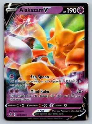 Alakazam V Promo SWSH: Sword & Shield Promo Cards SWSH083 NM - Image 1 of 2