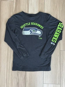 Seattle Seahawks NFL Team Apparel Football Boys Size XL 14-16 Long Sleeve Shirt - Picture 1 of 7