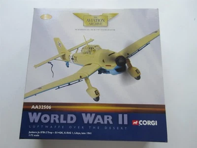 Corgi Aviation AA32506 Junkers JU-87B-2 Trop - SI+GK II./StG I Libya Late 1941 - Image 1 of 4