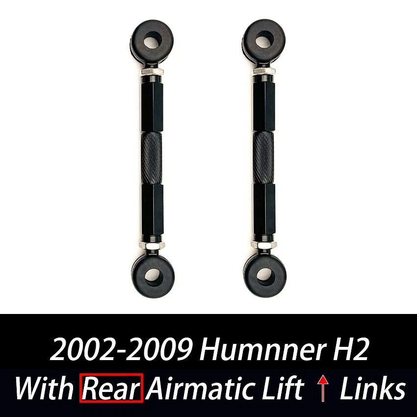 For Hummer H2 Rear Air Suspension Lift Links Rises Kit levelling Module Rods - Imagen 1 de 4