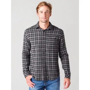 NWT Rails Men's XXL Brushed Lennox Flannel Long Sleeve Shirt Charcoal Brick $158 - Picture 1 of 10