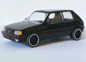 Las Series Especiales Escala 1/54. Peugeot 205 Gti 1.9 Negro 2. Base Norev - Imagen 1 de 8