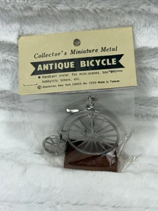 Casa de Muñecas Miniatura Shackman Antigua Bicicleta Coleccionistas Miniatura Nuevo en Paquete - Imagen 1 de 5