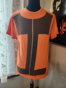 Rare Naruto Shippuden Orange Cosplay Short Sleeve T Shirt Anime Size Large - Picture 1 of 2