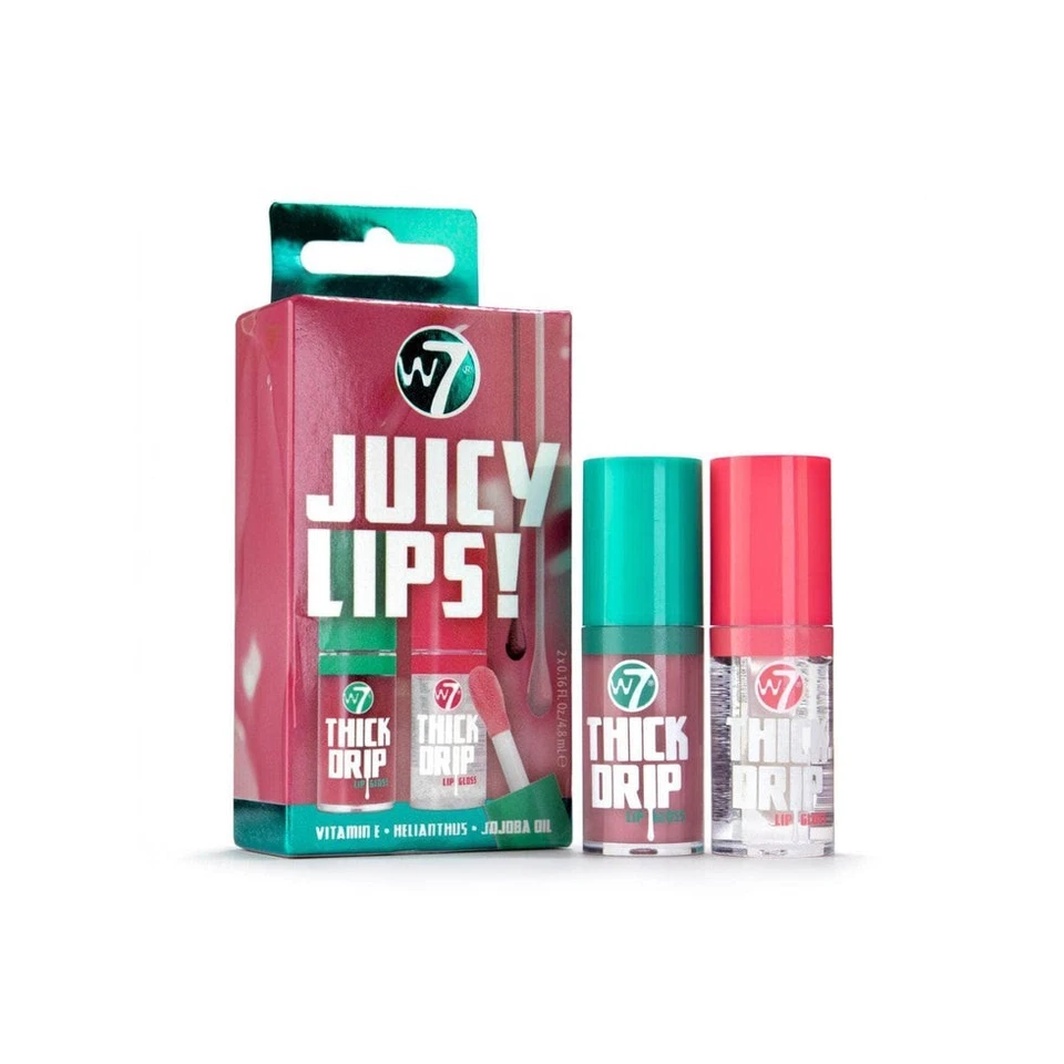 W7 Juicy Lips Lip Gloss Gift Set - Image 1 of 1